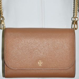 NWT TORY BURCH EMERSON CHAIN WALLET CROSSBODY BAG